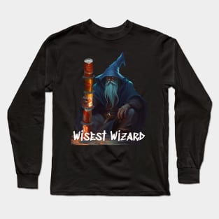 Wisest Wizard drinking game! Long Sleeve T-Shirt